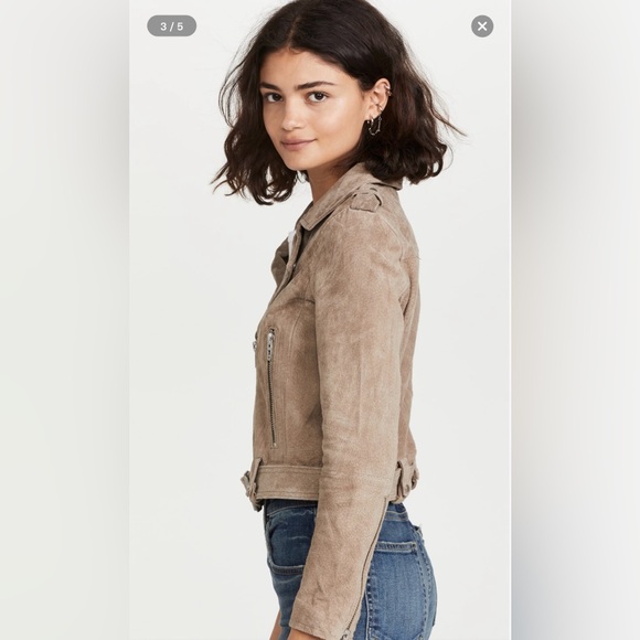 BLANKNYC Suede Moto Jacket size Small Never Worm - Picture 12 of 12